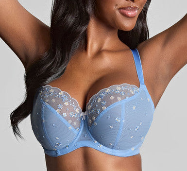 Cleo by Panache Blossom Balcony Bra in daisy-chain demi bra