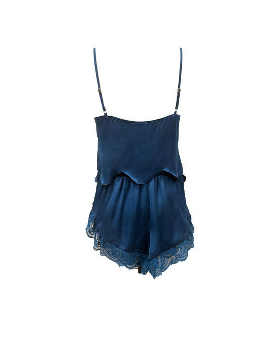 Hydros Satin and Lace Babydoll Set