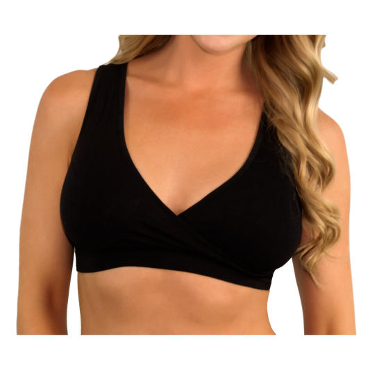 Seamless Cross-Front Bra