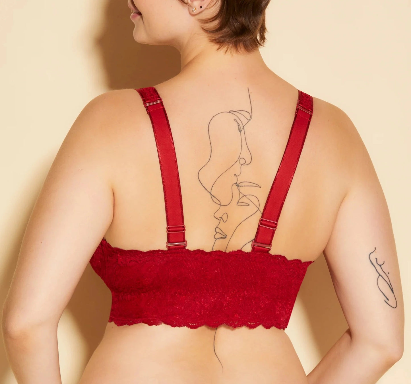 Super Curvy Sweetie Bralette Sindoor Red