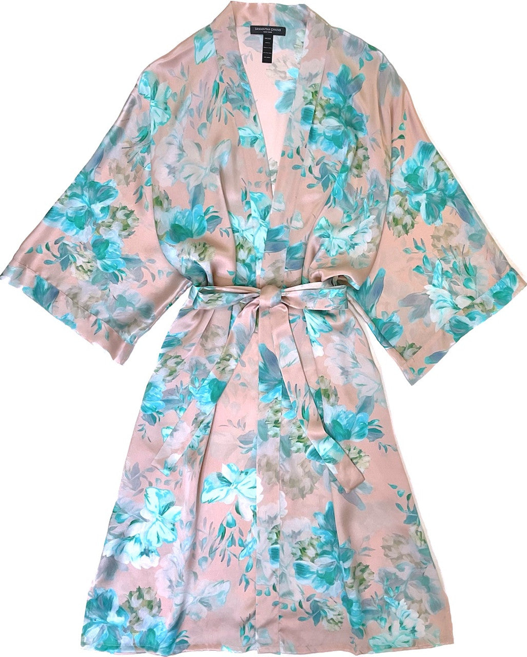 Classic Silk Long Kimono Robe