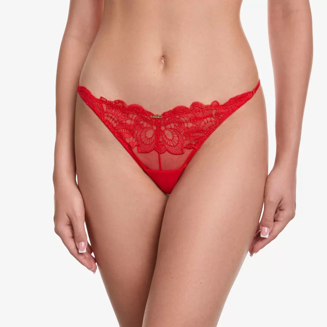 Ajour Belvedere G-String in red