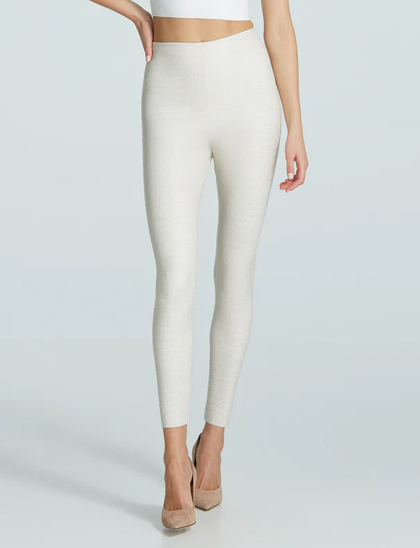Faux Leather Animal Legging