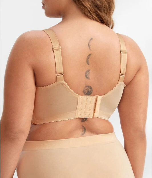 Back to Basics Embroidered Microfiber Softcup Bra