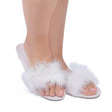 Feather Slippers