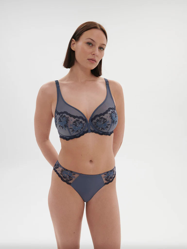 Intrigue Sheer Plunge Bra