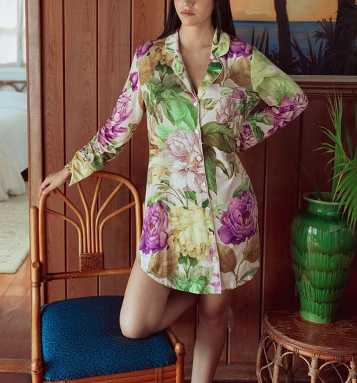 Kilo Brava Modal Sleep Shirt in spring-garden