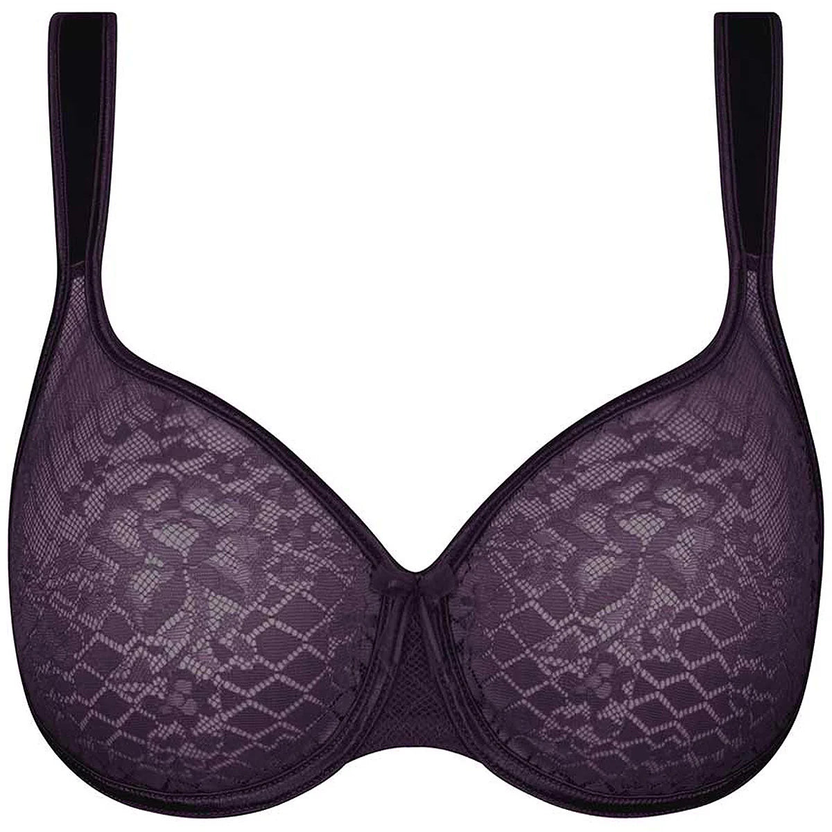 Empreinte Melody Full Cup Bra in Burgundy
