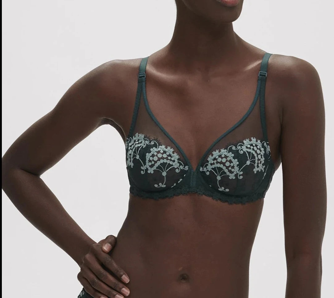 Wish Sheer Plunge Bra
