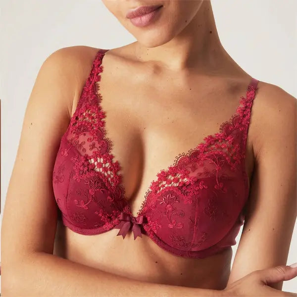 Simone Perele Wish Push-Up Bra in Wine