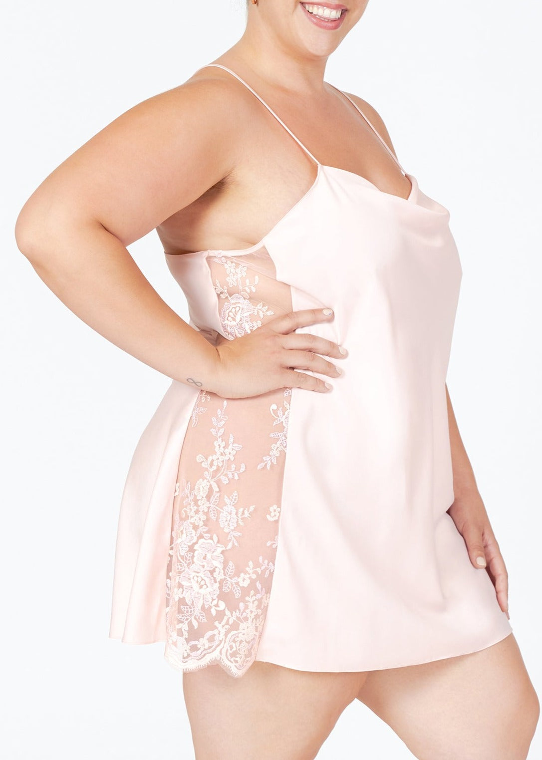Darling Chemise in Petal Pink