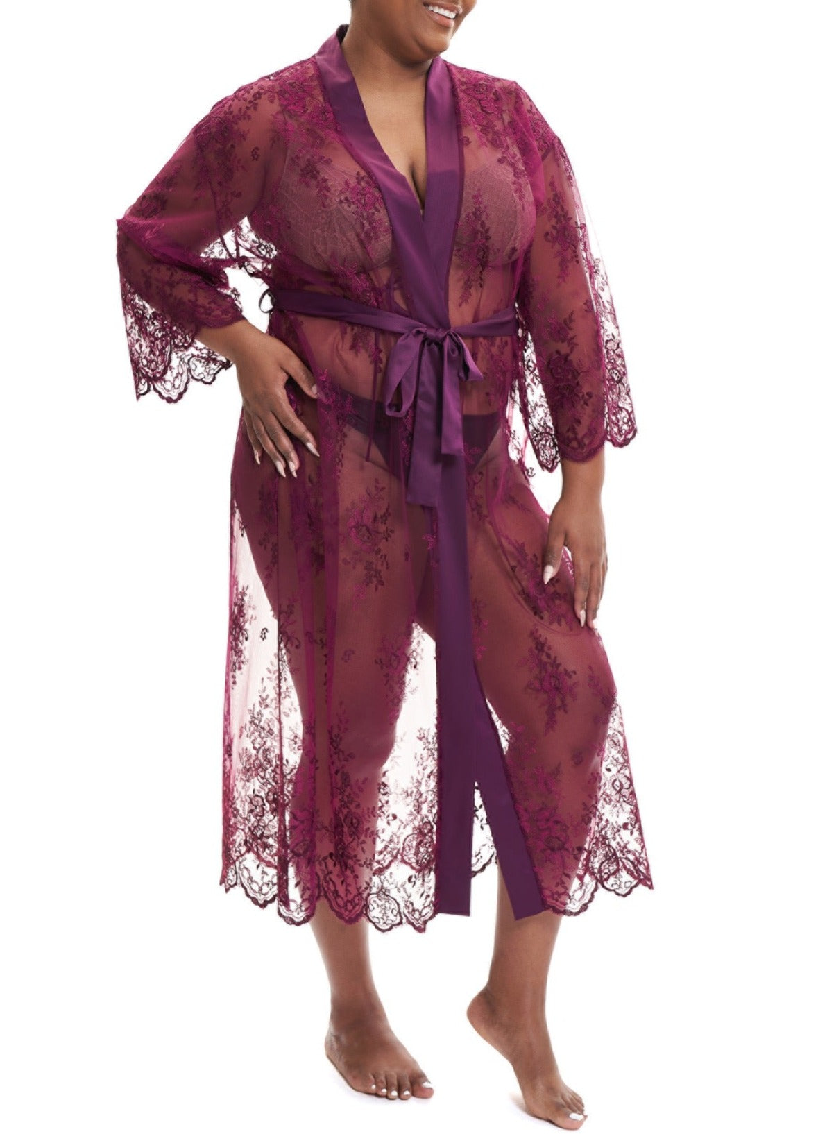 Darling Robe Aubergine