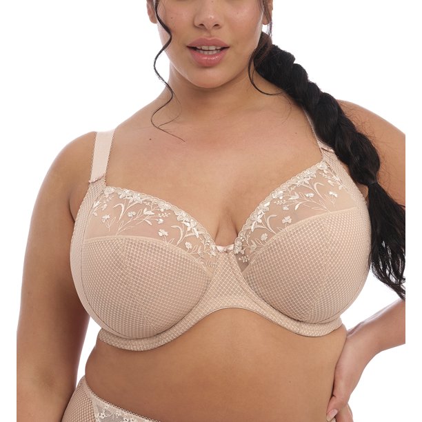 Elomi Charley Plunge Stretch Bra in honeysuckle triangle bra