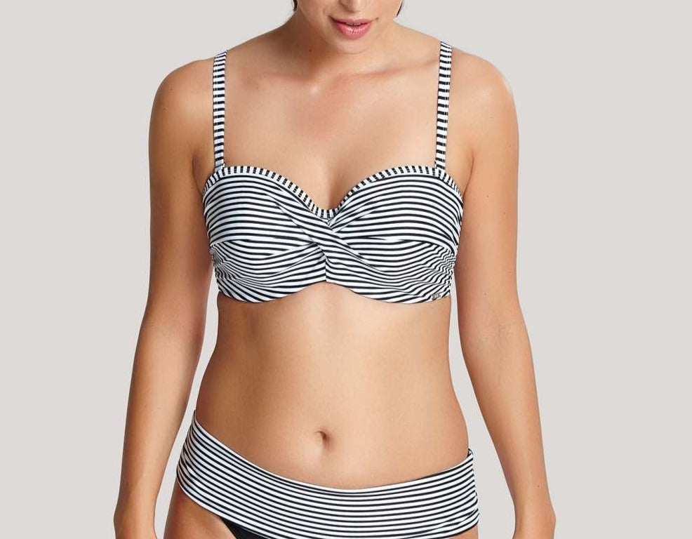 Anya Twist Bandeau in Stripe