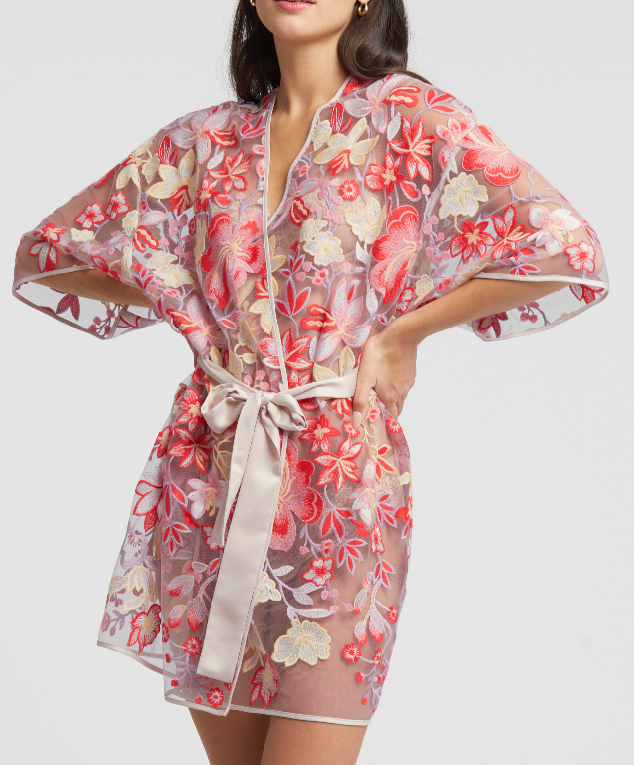 The Rya Collection Jane Cover-Up in Cherry Mix
