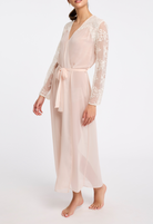 The Rya Collection Giselle Robe in blush-1 long robe