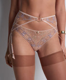 Aubade Sound of Heart Tanga in lavender-aura thong
