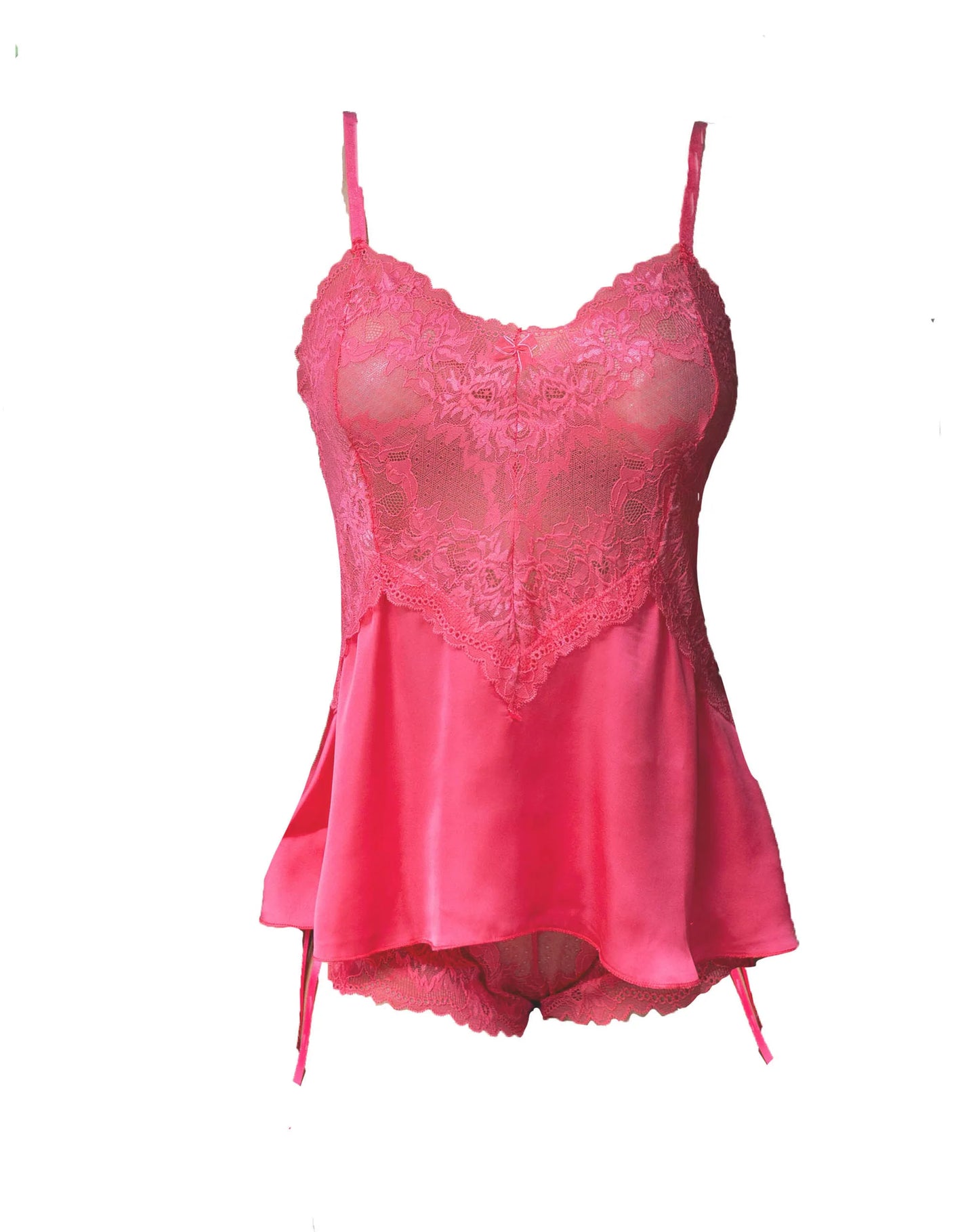 Guava Pink A-line Babydoll Set