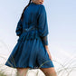 Hydros Satin and Lace Bishop Sleeve Robe