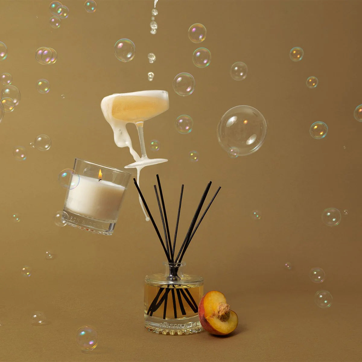Gibson & Dehn Gibson and Dehn Home Fragrance Reed Diffuser in champagne-sorbet