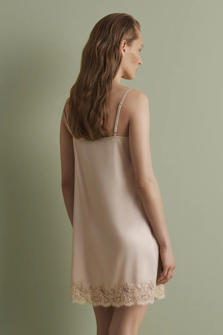 Midnight Serenity Chemise Spaghetti Strap