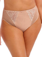 Elomi Charley High Leg Brazilian Brief in Fawn
