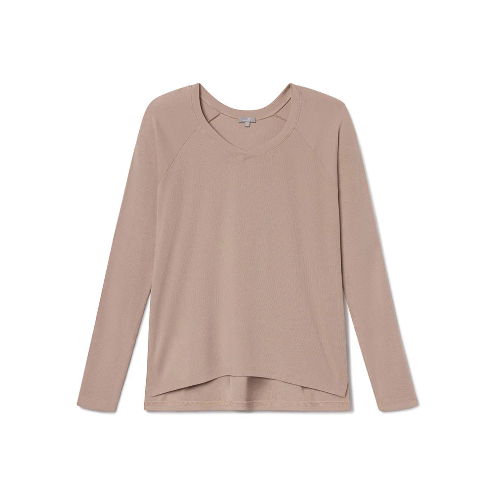 Frankie Rib Knit Sweatshirt