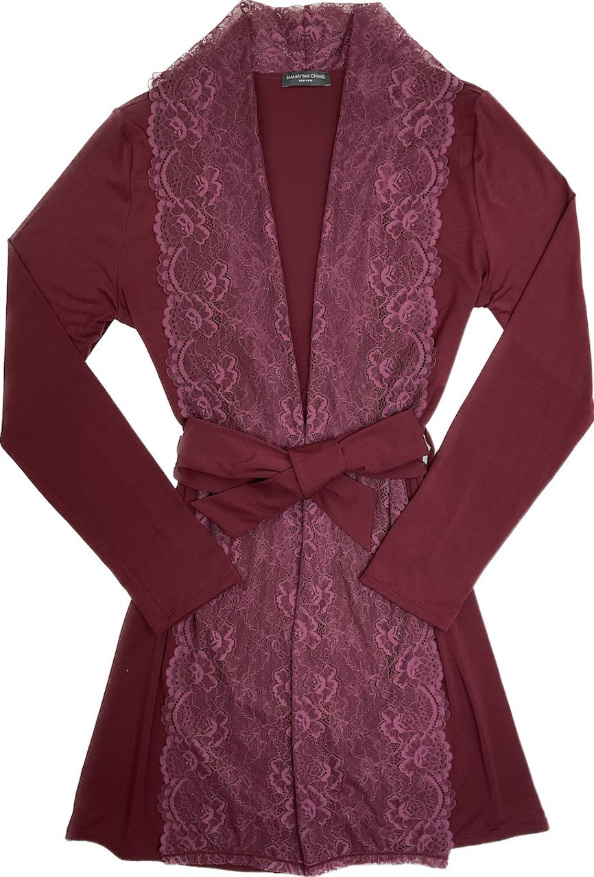Home Apparel Lace Front Robe