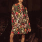 Modal Floral Short Robe