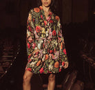 Kilo Brava Modal Floral Short Robe in floral