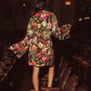 Modal Floral Short Robe