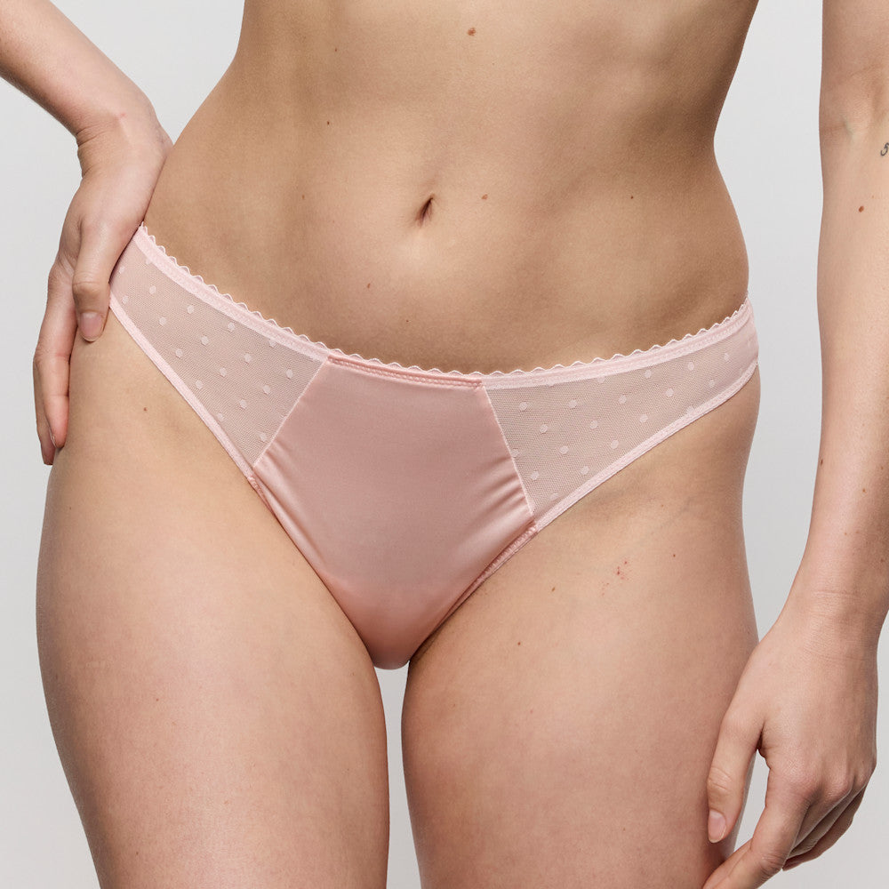 Marie Jo Noova Thong in gardenia-rose