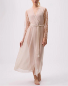 The Rya Collection Sincerity Robe in champagne long robe