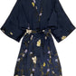 Classic Silk Long Kimono Robe