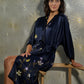 Classic Silk Long Kimono Robe