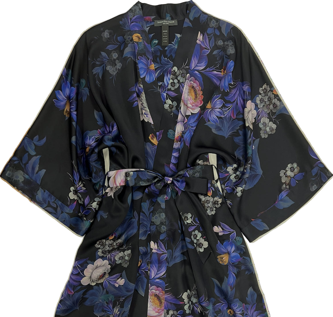 Classic Silk Long Kimono Robe