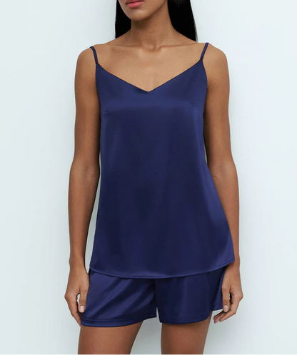 Satin Cami Shorts Set