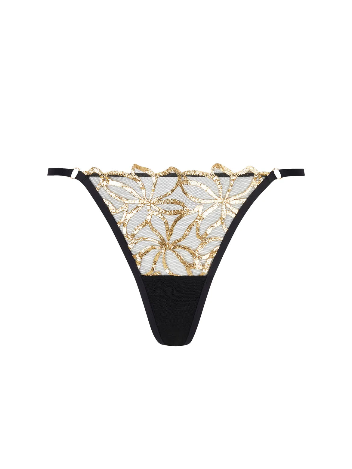 Lise Charmel Eclat D'Or Thong in Noir Or