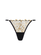 Lise Charmel Eclat D'Or Thong in Noir Or