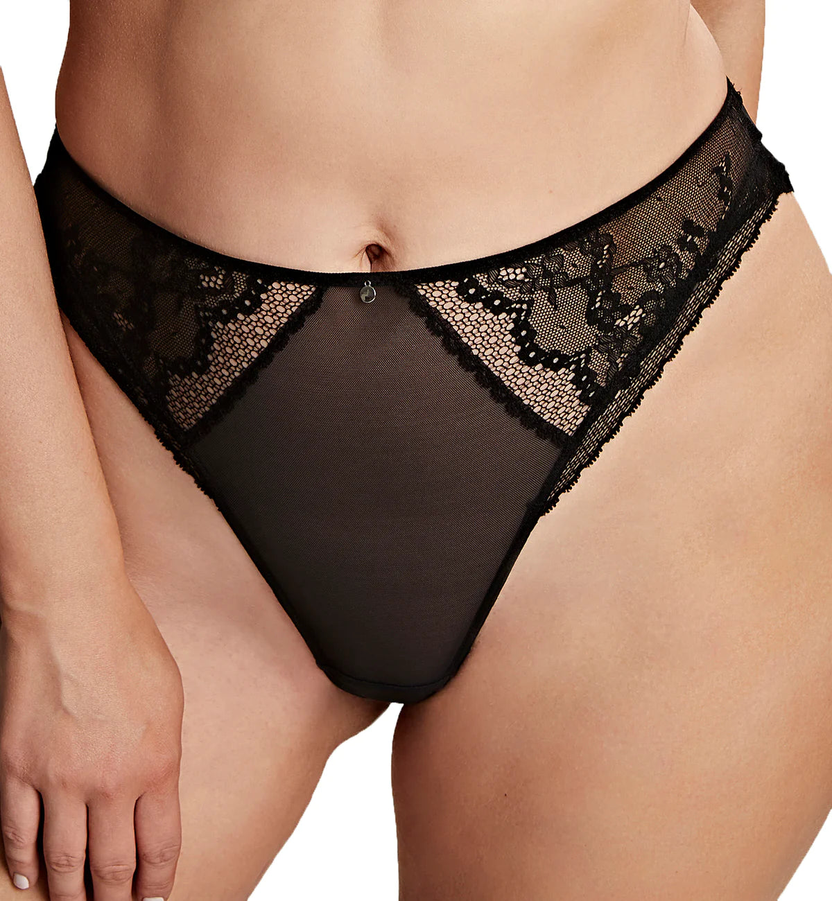 Panache Lingerie Alexis Brazilian Brief in Black