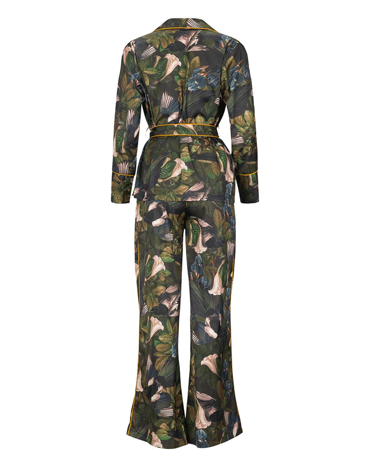 Wide Leg Wrap PJ Set