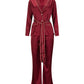 Wide Leg Wrap PJ Set