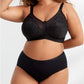 Back to Basics Embroidered Microfiber Softcup Bra