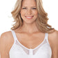 Back to Basics Embroidered Microfiber Softcup Bra