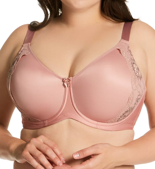 Fancy Smooth Curves Microfiber & Lace Molded Underwire Bra