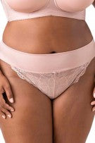 elila Lace Tanga in Dusty Rose