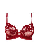 Lise Charmel Glamour Couture Demi Cup Bra in Rouge demi bra