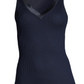 Filoscozia Tank Top with Satin Edging