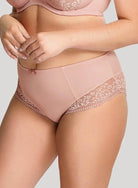 Sculptresse by Panache Roxie High Waist Brief in Misty Rose