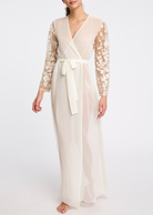The Rya Collection Vija Robe in ivory long robe